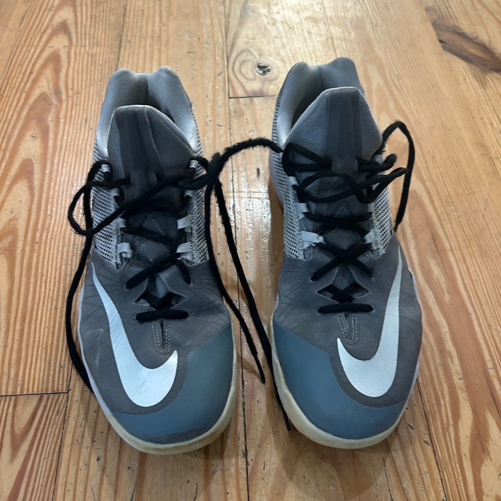 Nike Gray and White Athletic Shoes